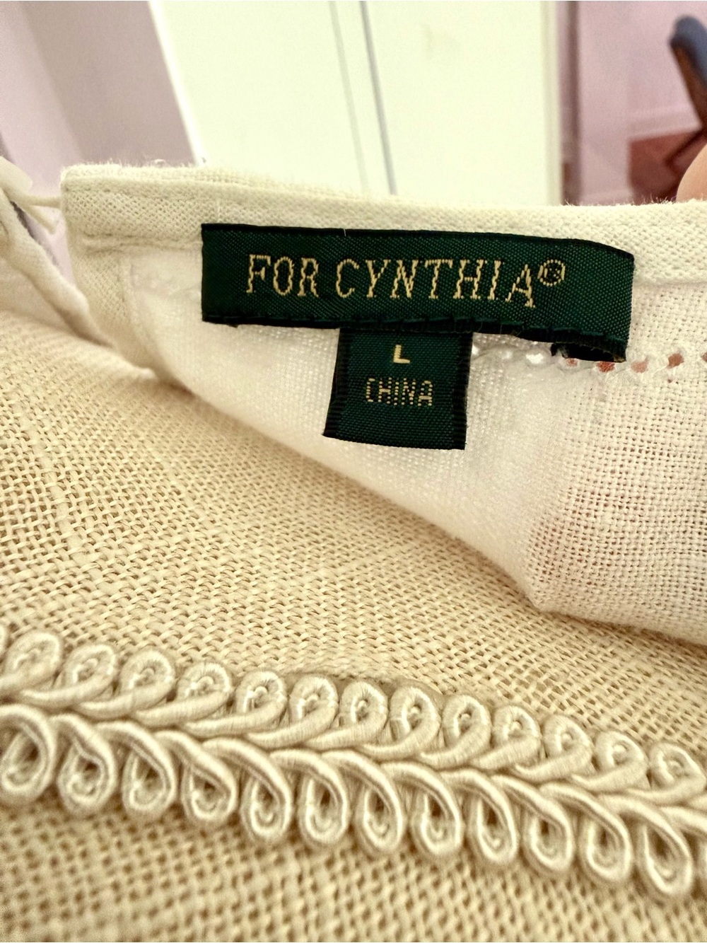 For Cynthia Linen Asymmetrical Hem Dress - Picture 9 of 10